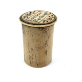 London Plaything, C. 1810s Double Sided Bone Alphabet (Mixed) Set with Letters and Pictures in Original Bone Case