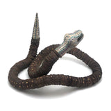 SOLD Old Folk Art Bottle Cap Snake with Carved Wood Head and Tail and Polka Dots