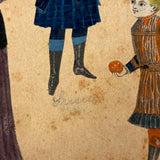 Of a Different Ilk, Exceptional Hand-colored, Artfully Composed Victorian Pictorial Scrapbook