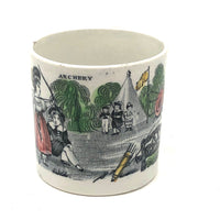 Archery (The Archeress), c. 1830-40s Staffordshire Child's Mug