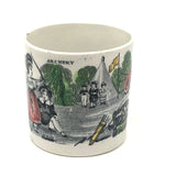 Archery (The Archeress), c. 1830-40s Staffordshire Child's Mug
