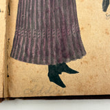 Of a Different Ilk, Exceptional Hand-colored, Artfully Composed Victorian Pictorial Scrapbook