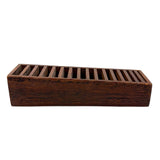Satisfying Old Handmade, Graduated Slatted Wooden Holder