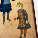 Of a Different Ilk, Exceptional Hand-colored, Artfully Composed Victorian Pictorial Scrapbook