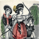 Archery (The Archeress), c. 1830-40s Staffordshire Child's Mug