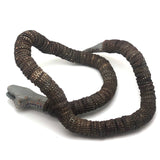 SOLD Old Folk Art Bottle Cap Snake with Carved Wood Head and Tail and Polka Dots