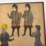 Of a Different Ilk, Exceptional Hand-colored, Artfully Composed Victorian Pictorial Scrapbook