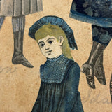 Of a Different Ilk, Exceptional Hand-colored, Artfully Composed Victorian Pictorial Scrapbook