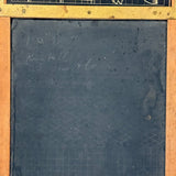 Ultra Scarce 1866 Patented John H. French School Slate with Printed Insert Guides (Hairline Crack)