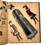 Of a Different Ilk, Exceptional Hand-colored, Artfully Composed Victorian Pictorial Scrapbook