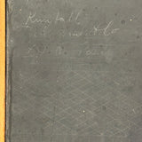 Ultra Scarce 1866 Patented John H. French School Slate with Printed Insert Guides (Hairline Crack)