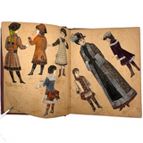 Of a Different Ilk, Exceptional Hand-colored, Artfully Composed Victorian Pictorial Scrapbook