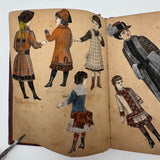 Of a Different Ilk, Exceptional Hand-colored, Artfully Composed Victorian Pictorial Scrapbook