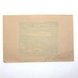 Planes, Excellent c. 1940s Woodcut by Donald Pritchett, Age 13