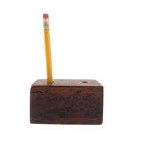 Lovely Weighted Treen Pen Holder