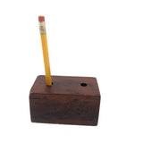 Lovely Weighted Treen Pen Holder