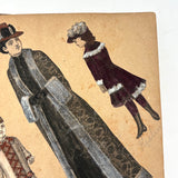 Of a Different Ilk, Exceptional Hand-colored, Artfully Composed Victorian Pictorial Scrapbook