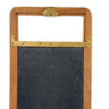 Ultra Scarce 1866 Patented John H. French School Slate with Printed Insert Guides (Hairline Crack)