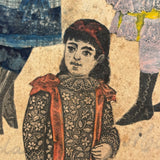 Of a Different Ilk, Exceptional Hand-colored, Artfully Composed Victorian Pictorial Scrapbook