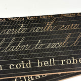 Ultra Scarce 1866 Patented John H. French School Slate with Printed Insert Guides (Hairline Crack)