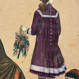 Of a Different Ilk, Exceptional Hand-colored, Artfully Composed Victorian Pictorial Scrapbook