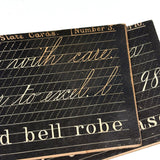 Ultra Scarce 1866 Patented John H. French School Slate with Printed Insert Guides (Hairline Crack)