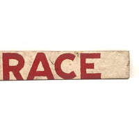 L.A. GRACE Vintage Hand-painted Wooden Sign