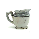 Sweet Old Hand-painted Japanese Export Mini Pitcher (Used as Ink Pot) with Dog and Bird