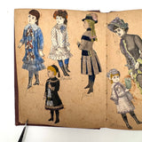 Of a Different Ilk, Exceptional Hand-colored, Artfully Composed Victorian Pictorial Scrapbook