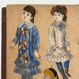 Of a Different Ilk, Exceptional Hand-colored, Artfully Composed Victorian Pictorial Scrapbook