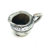 Sweet Old Hand-painted Japanese Export Mini Pitcher (Used as Ink Pot) with Dog and Bird