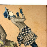 Of a Different Ilk, Exceptional Hand-colored, Artfully Composed Victorian Pictorial Scrapbook