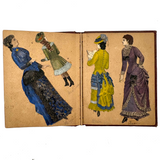 Of a Different Ilk, Exceptional Hand-colored, Artfully Composed Victorian Pictorial Scrapbook