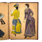 Of a Different Ilk, Exceptional Hand-colored, Artfully Composed Victorian Pictorial Scrapbook