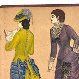 Of a Different Ilk, Exceptional Hand-colored, Artfully Composed Victorian Pictorial Scrapbook