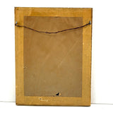 Mary's Soulful Kittens, Naive Graphite/Charcoal Drawing, Framed as Found