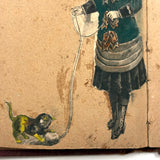 Of a Different Ilk, Exceptional Hand-colored, Artfully Composed Victorian Pictorial Scrapbook