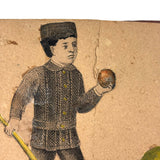 Of a Different Ilk, Exceptional Hand-colored, Artfully Composed Victorian Pictorial Scrapbook