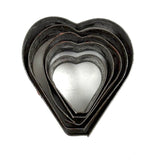 Tender Old Square Bottomed Nesting Hearts
