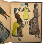 Of a Different Ilk, Exceptional Hand-colored, Artfully Composed Victorian Pictorial Scrapbook