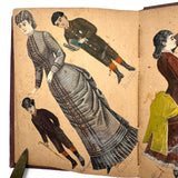 Of a Different Ilk, Exceptional Hand-colored, Artfully Composed Victorian Pictorial Scrapbook