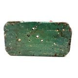 Wonky Old Long Legged Stool in Drippy Paint, Great Color