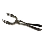 Satisfying Old Mechanical Tin Forked Tongs