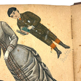 Of a Different Ilk, Exceptional Hand-colored, Artfully Composed Victorian Pictorial Scrapbook