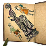 Of a Different Ilk, Exceptional Hand-colored, Artfully Composed Victorian Pictorial Scrapbook