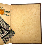 Of a Different Ilk, Exceptional Hand-colored, Artfully Composed Victorian Pictorial Scrapbook