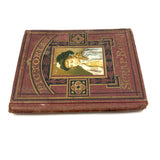 Of a Different Ilk, Exceptional Hand-colored, Artfully Composed Victorian Pictorial Scrapbook