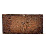 Very Quiet Late 19th Century New England Ship Painting, Oil on Cigar Box Wood