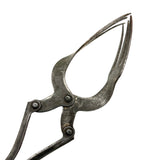 Satisfying Old Mechanical Tin Forked Tongs