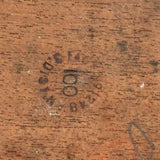 Very Quiet Late 19th Century New England Ship Painting, Oil on Cigar Box Wood